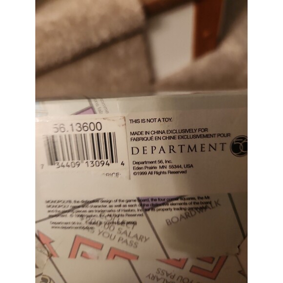 Dept 56 Monopoly Collab "Mediterranean Mortgage Co." Sixty Mediterranean Ave. - Picture 11 of 11